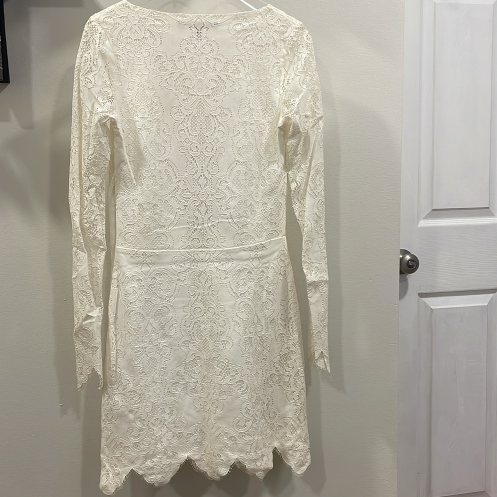 For Love And Lemons White Lace Mini Dress - Picture 3 of 3